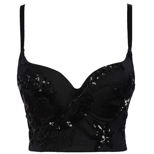 nightclub disco diamond studded beaded brassiere cool wearing a bra suspender vest women's body shaping back sports bra, White
nightclub disco diamond studded beaded brassiere cool wearing a bra suspender vest women's body shaping back sports bra, White