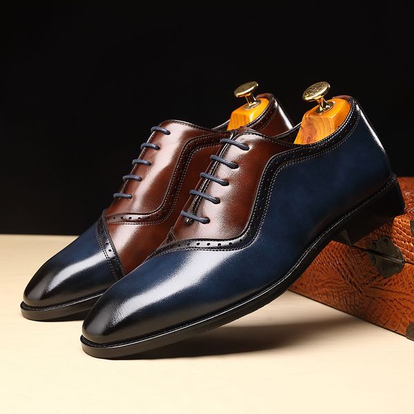 designer novelty british style patchwork lace up leather shoes for men formal wedding dress homecoming sapatos tenis masculino, Black
designer novelty british style patchwork lace up leather shoes for men formal wedding dress homecoming sapatos tenis masculino, Black