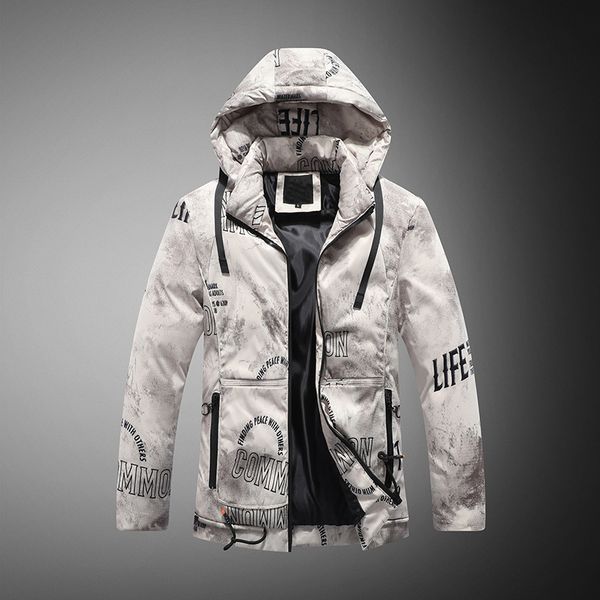 men's down parkas retro printed cotton padded jacket winter thicken warm hooded windbreaker snow outerwear young male handsome padded c, Black
men's down parkas retro printed cotton padded jacket winter thicken warm hooded windbreaker snow outerwear young male handsome padded c, Black