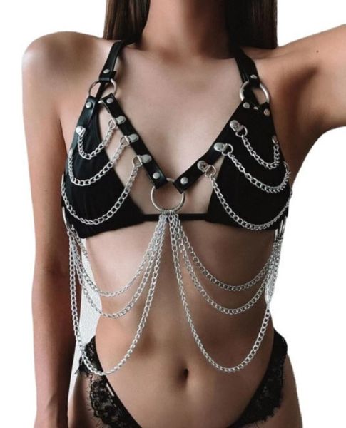 goth leather bra body harness chain circle waist chain nightclub prom party jewelry for women and girls rave accessories, Red;black
goth leather bra body harness chain circle waist chain nightclub prom party jewelry for women and girls rave accessories, Red;black