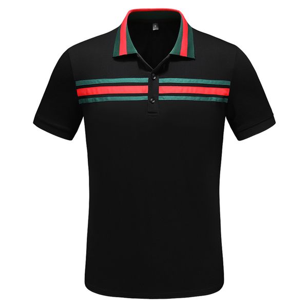 mens stylist polo shirts luxury men's polos designer clothing short sleeves fashion summer pure cotton of highquality t-shirts size m-3, White;black
mens stylist polo shirts luxury men's polos designer clothing short sleeves fashion summer pure cotton of highquality t-shirts size m-3, White;black