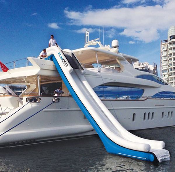 2022 inflatable yacht water slide for summer season with air pump
2022 inflatable yacht water slide for summer season with air pump