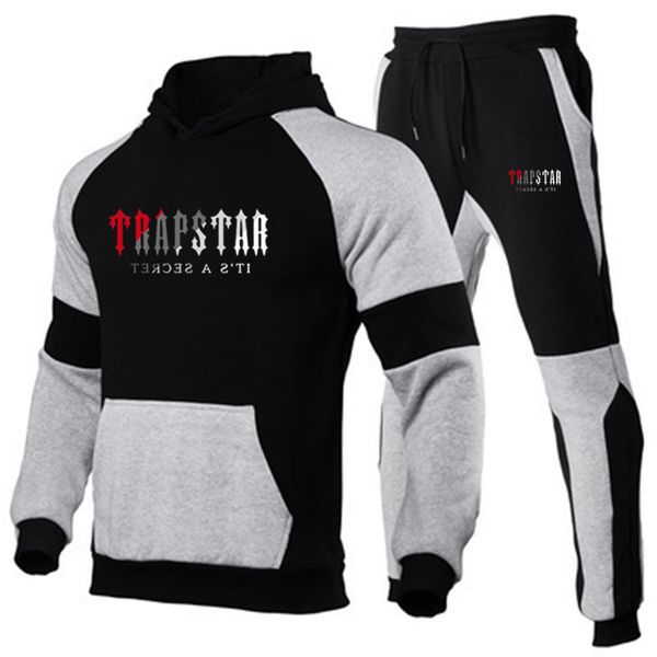 trapstar tracksuits autumn winter men's 2 piece set patchwork hoodies pants sports casual fashion sweatshirt trousers sportswear, Gray
trapstar tracksuits autumn winter men's 2 piece set patchwork hoodies pants sports casual fashion sweatshirt trousers sportswear, Gray