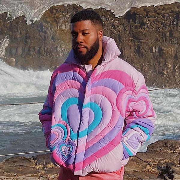 men's down parkas 2023fw erl hearts patchwork puffer jack hip hop men women 1 1 quality thicken keep warm jacket coats 221207, Black
men's down parkas 2023fw erl hearts patchwork puffer jack hip hop men women 1 1 quality thicken keep warm jacket coats 221207, Black