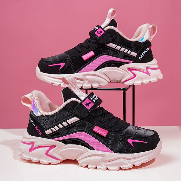 sneakers children girls sports shoes fashion pu leather kids lightweight cute pink casual running tennis for girl 221207, Black;red
sneakers children girls sports shoes fashion pu leather kids lightweight cute pink casual running tennis for girl 221207, Black;red