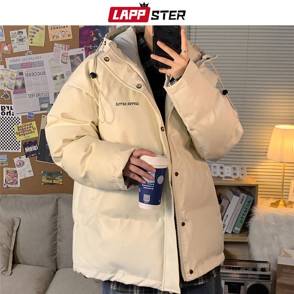 mens down parkas lappster men solid vintage hooded leather harajuku streetwear puffer jacket male korean fashion winter 221207, Black
mens down parkas lappster men solid vintage hooded leather harajuku streetwear puffer jacket male korean fashion winter 221207, Black