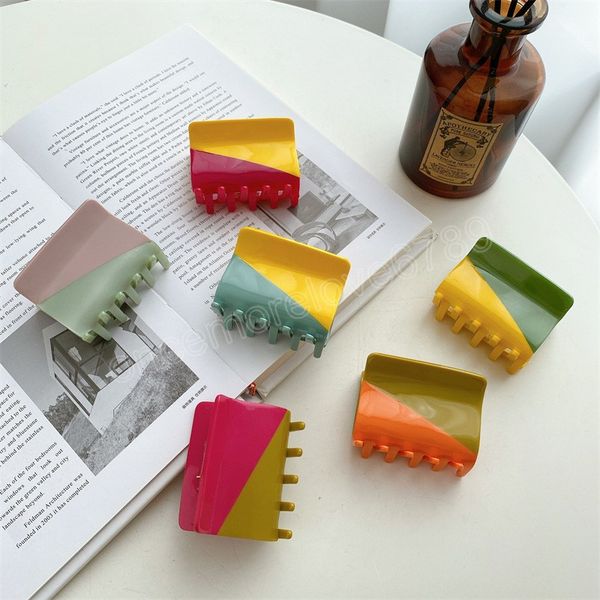 korean fashion two-color hand-stitched temperament hair clip claw rectangle colorful acetate clamps for woman girls, Slivery;golden
korean fashion two-color hand-stitched temperament hair clip claw rectangle colorful acetate clamps for woman girls, Slivery;golden