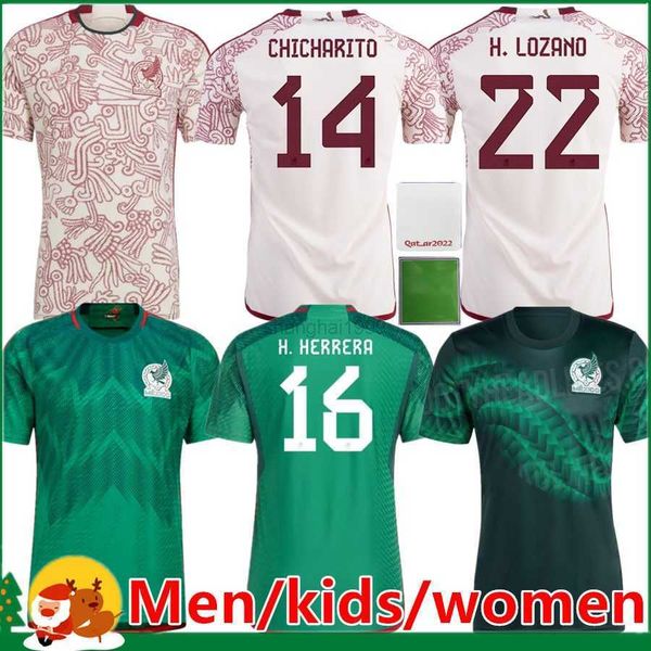 fans tees 2022 2023 mexico soccer jersey home away 22 23 raul chicharito lozano dos santos football shirt kids kit women men sets uniforms, Black
fans tees 2022 2023 mexico soccer jersey home away 22 23 raul chicharito lozano dos santos football shirt kids kit women men sets uniforms, Black