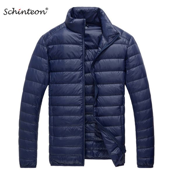 mens down parkas schinteon men ultra light white duck jacket thin stand collar solid color simple autumn outwear 221207, Black
mens down parkas schinteon men ultra light white duck jacket thin stand collar solid color simple autumn outwear 221207, Black
