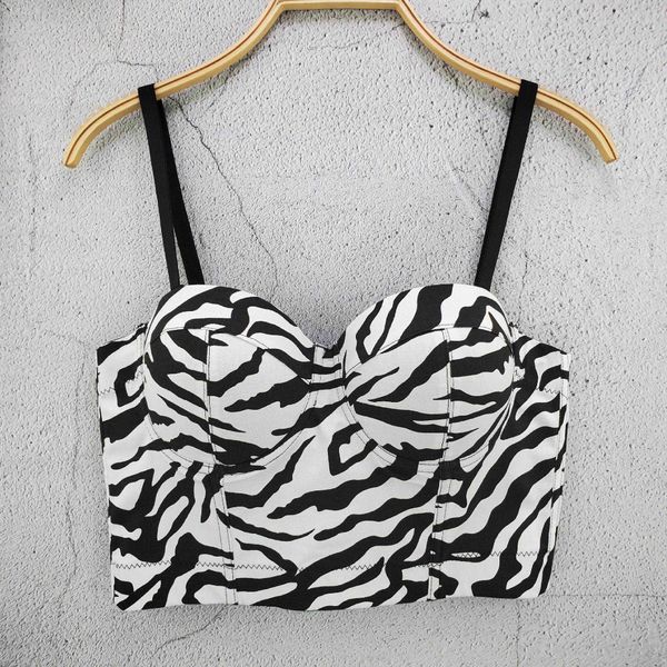 zebra stripe suspender summer slim stripe bra versatile outside wear vest women, White
zebra stripe suspender summer slim stripe bra versatile outside wear vest women, White