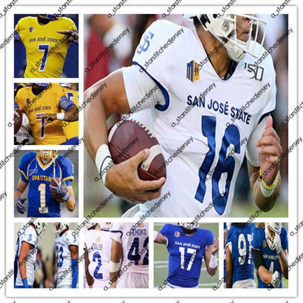 american college football wear custom san jose state spartans sjsu college jersey football nick starkel nick nash derrick deese jr. tre jenk, Black
american college football wear custom san jose state spartans sjsu college jersey football nick starkel nick nash derrick deese jr. tre jenk, Black