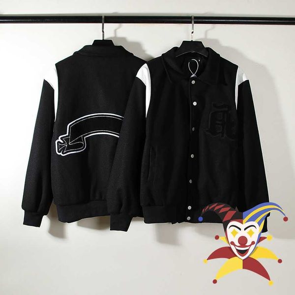 men's jackets patchwork askyourself v10 varsity baseball jacket men women black white baseball jacket coat t221206, Black;brown
men's jackets patchwork askyourself v10 varsity baseball jacket men women black white baseball jacket coat t221206, Black;brown