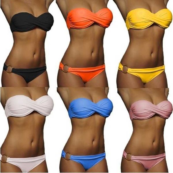 bras sets 2pcs bikinis set women high waist strapless push up bra solid color knot padded bras briefs bikini set swimwear swimsuit t221206, Red;black
bras sets 2pcs bikinis set women high waist strapless push up bra solid color knot padded bras briefs bikini set swimwear swimsuit t221206, Red;black