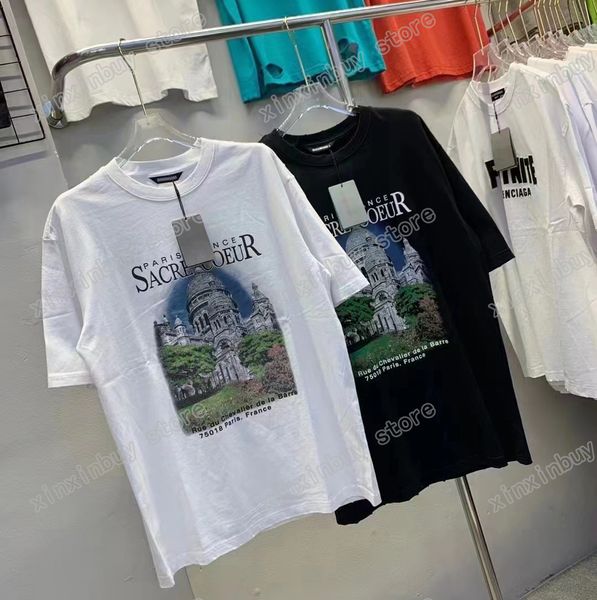xinxinbuy men designer destroyed tee t shirt paris letter old castle print short sleeve cotton women white black red xs-2xl, Black;brown
xinxinbuy men designer destroyed tee t shirt paris letter old castle print short sleeve cotton women white black red xs-2xl, Black;brown