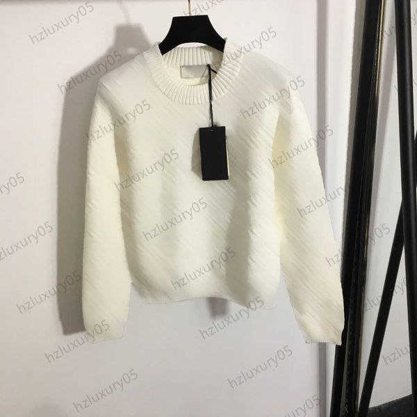 women clothes t-shirts three-dimensional chain jacquard thread round collar pullover shirt pure color long sleeves short shirts simple desig, White
women clothes t-shirts three-dimensional chain jacquard thread round collar pullover shirt pure color long sleeves short shirts simple desig, White