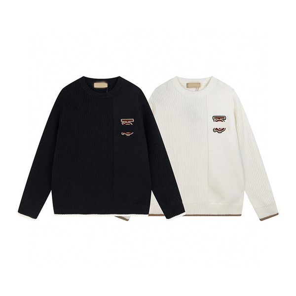 22 new fashion brand new embroidered letters high-grade luxury round collar bottom warm jumper knit woolen sweater men, White;black
22 new fashion brand new embroidered letters high-grade luxury round collar bottom warm jumper knit woolen sweater men, White;black