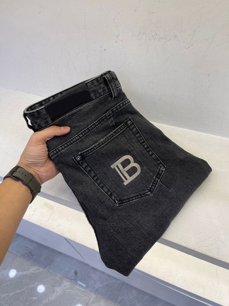 autumn and winter brands new pattern jean highquality comfortable cotton material design fashion embroidery elastic force mens designer jean, Blue
autumn and winter brands new pattern jean highquality comfortable cotton material design fashion embroidery elastic force mens designer jean, Blue