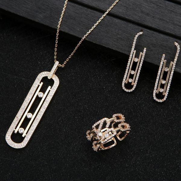 wedding jewelry sets luxury geometry link stackable pendant necklace earring ring set beautiful full cubic zircon charm women gift e9361 221, Slivery;golden
wedding jewelry sets luxury geometry link stackable pendant necklace earring ring set beautiful full cubic zircon charm women gift e9361 221, Slivery;golden