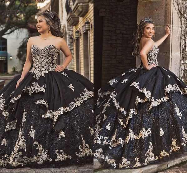 2023 bling black and gold quinceanera dresses ball gown for womens applique beads tiered layers puffy sweet 15 girls 16 dress party formal, Blue;red
2023 bling black and gold quinceanera dresses ball gown for womens applique beads tiered layers puffy sweet 15 girls 16 dress party formal, Blue;red