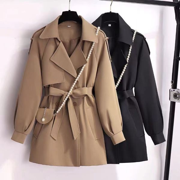autumn womens trench coats designer luxury women windbreaker jacket loose coat female casual short trenchs coat e1218, Tan;black
autumn womens trench coats designer luxury women windbreaker jacket loose coat female casual short trenchs coat e1218, Tan;black