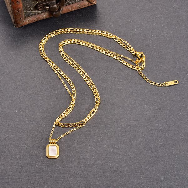 roman black square pendant necklaces double-layered wear european and n fashion female chain autumn and winter sweater with wholesale, Silver
roman black square pendant necklaces double-layered wear european and n fashion female chain autumn and winter sweater with wholesale, Silver