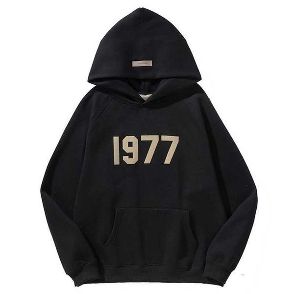 new oversized men essentials hoodies 1977 flocked 100% cotton sweatshirts loose couples hip hop hoodie, Black
new oversized men essentials hoodies 1977 flocked 100% cotton sweatshirts loose couples hip hop hoodie, Black