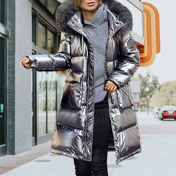 women's down parka s fleece jackets hoodie zip up hooded cotton padded women pocket outerwear fashion long coats coat 221207, Black
women's down parka s fleece jackets hoodie zip up hooded cotton padded women pocket outerwear fashion long coats coat 221207, Black