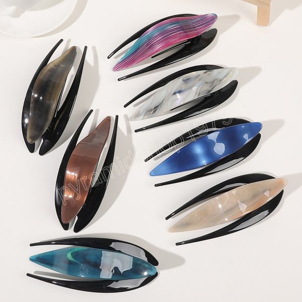fashion large luxury boutique simple striped beak clip hairpin barrettes for women girl accessories headwear, Slivery;white
fashion large luxury boutique simple striped beak clip hairpin barrettes for women girl accessories headwear, Slivery;white