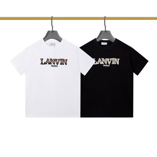 lanvin luxury designer mens white t shirt high street letter embroidery tees fashion brand t shirts summer size s-xl, White;black
lanvin luxury designer mens white t shirt high street letter embroidery tees fashion brand t shirts summer size s-xl, White;black