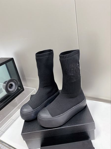 shoes c08 designer edition handmade custom 2022 new xiaoxiangjia thick bottom fashion ladies sock boots, Black
shoes c08 designer edition handmade custom 2022 new xiaoxiangjia thick bottom fashion ladies sock boots, Black