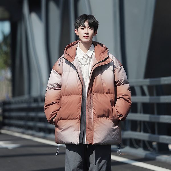men's down parkas streetwear fashion camouflage outdoor walk windproof warm winter coat hooded puffer jacket for men 221207, Black
men's down parkas streetwear fashion camouflage outdoor walk windproof warm winter coat hooded puffer jacket for men 221207, Black