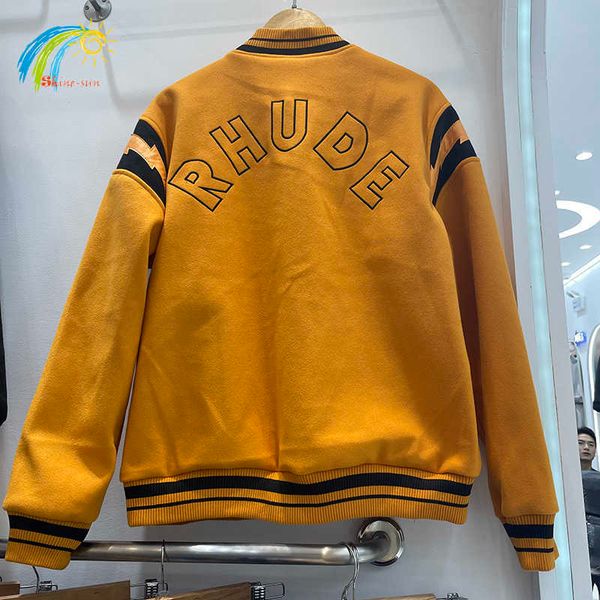 men's jackets 2022 autumn winter high street coats men women streetwear casual leather stitching embroidery baseball bomb jacket t22120, Black;brown
men's jackets 2022 autumn winter high street coats men women streetwear casual leather stitching embroidery baseball bomb jacket t22120, Black;brown