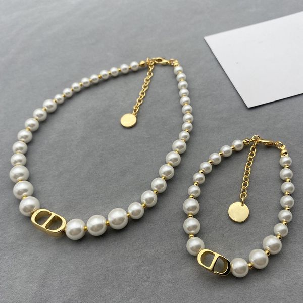 luxury fashion cd dr pearl designer design necklace chain classic jewelry men women stud earrings necklace set 18k gold plated 925 sterlling, Silver
luxury fashion cd dr pearl designer design necklace chain classic jewelry men women stud earrings necklace set 18k gold plated 925 sterlling, Silver
