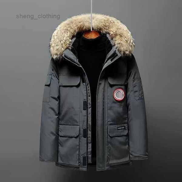men's down parkas canada winter work clothes jacket outdoor thickened fashion warm keeping couple live broadcast canadian goose hoodie7, Black
men's down parkas canada winter work clothes jacket outdoor thickened fashion warm keeping couple live broadcast canadian goose hoodie7, Black