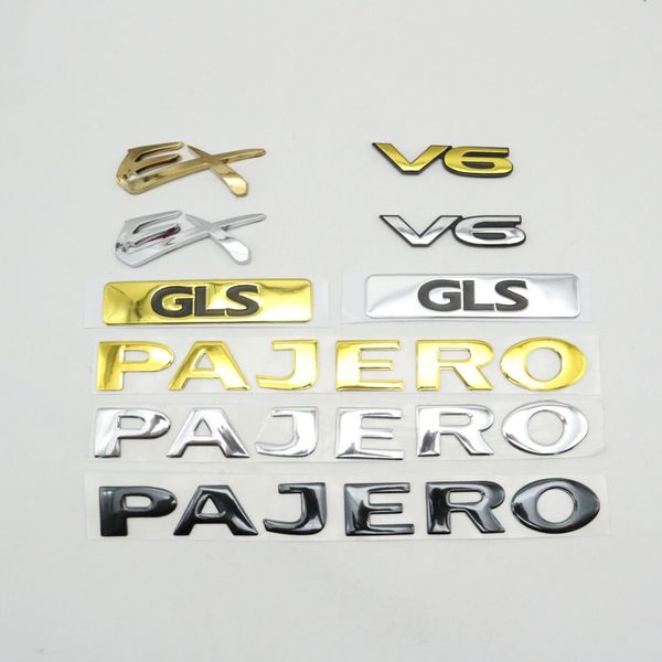 for mitsubishi pajero montero lancer gls ex v6 emblem rear trunk logo side fender mark nameplate auto decal
for mitsubishi pajero montero lancer gls ex v6 emblem rear trunk logo side fender mark nameplate auto decal