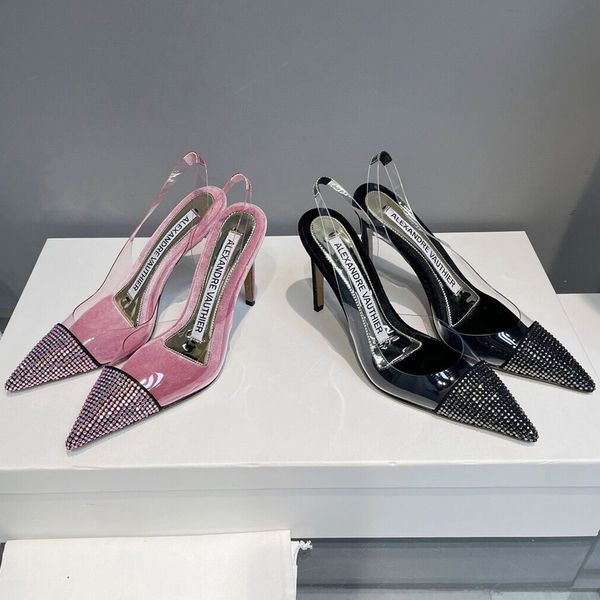 high heels women's formal wedding shoes fashion luxury pointed rhinestone patchwork transparent pvc design 8.5cm party dinner sandals s, Black
high heels women's formal wedding shoes fashion luxury pointed rhinestone patchwork transparent pvc design 8.5cm party dinner sandals s, Black