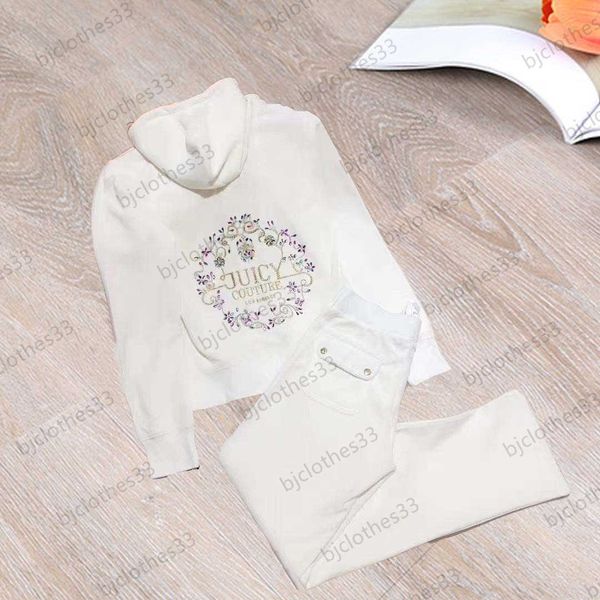 juicy tracksuit womens two piece pant brand back gold ornament floral letter logo hoded regular pocket decoration loose casual pants women, White
juicy tracksuit womens two piece pant brand back gold ornament floral letter logo hoded regular pocket decoration loose casual pants women, White