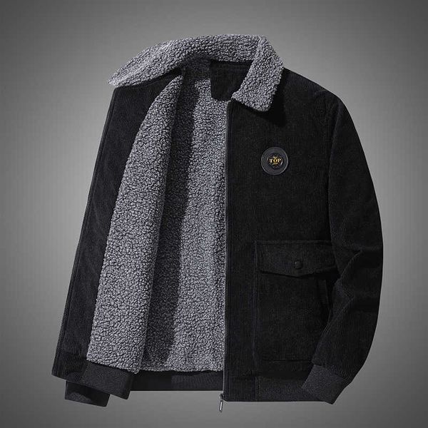 men's jackets 2022 men's corduroy coat solid color cashmere lamb winter leisure cotton-padded clothes japanese streetwear men jack, Black;brown
men's jackets 2022 men's corduroy coat solid color cashmere lamb winter leisure cotton-padded clothes japanese streetwear men jack, Black;brown