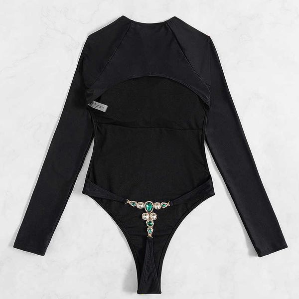 swim wear new backless diamond bikini long sleeve female swimwear one piece swimsuit women monokini bather bathing suit swim bodysuit t22120
swim wear new backless diamond bikini long sleeve female swimwear one piece swimsuit women monokini bather bathing suit swim bodysuit t22120