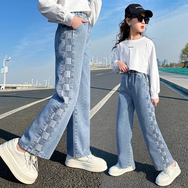 trousers spring summer teen girls blue jeans leisure fashion straight leg kids plaid long pants child 4 6 8 10 12 14 years 221207
trousers spring summer teen girls blue jeans leisure fashion straight leg kids plaid long pants child 4 6 8 10 12 14 years 221207