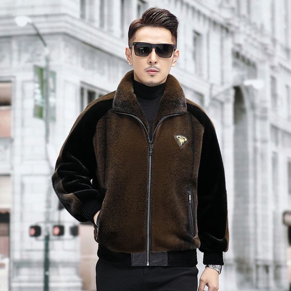 male mink fur coat autumn winter casual jacket parkas thick warm streetwear men's clothing windbreakers large size xxxl xxl, Black
male mink fur coat autumn winter casual jacket parkas thick warm streetwear men's clothing windbreakers large size xxxl xxl, Black