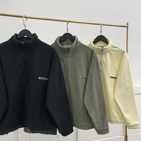 essentials half men's zip hoodies polar fleece loose jacket pullover fleece sweatshirt street hip hop hoodie, Black
essentials half men's zip hoodies polar fleece loose jacket pullover fleece sweatshirt street hip hop hoodie, Black