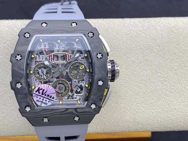 kv factory produces carbon fiber men's watches with high transparency blue crystal glass rubber watchband original box and paper, Slivery;brown
kv factory produces carbon fiber men's watches with high transparency blue crystal glass rubber watchband original box and paper, Slivery;brown