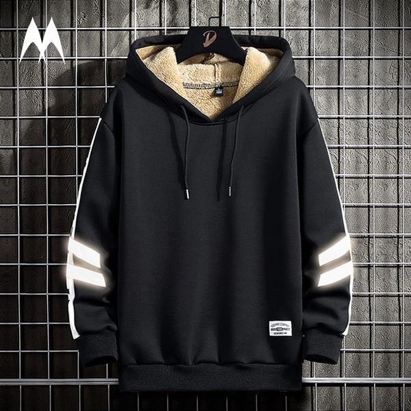 mens hoodies sweatshirts winter hoodie wool liner brand thick warm hooded sweatshirt streetwear harajuku fashion 221207, Black
mens hoodies sweatshirts winter hoodie wool liner brand thick warm hooded sweatshirt streetwear harajuku fashion 221207, Black