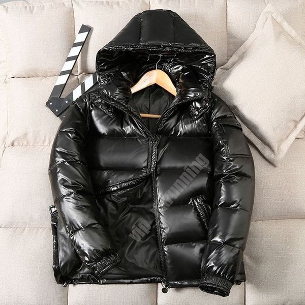 men's designer down jacket solid color street smooth sweater thickened cotton fashion outdoor waterproof warm jacket s-5xl, Black
men's designer down jacket solid color street smooth sweater thickened cotton fashion outdoor waterproof warm jacket s-5xl, Black