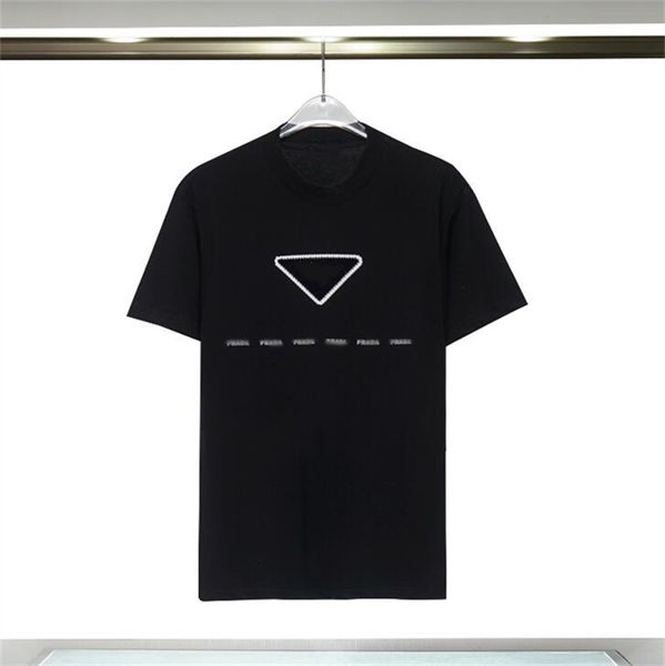 men's t-shirts pure cotton short sleeve mens women's t-shirts tees polos brand pa triangle designer t-shirt us size, White;black
men's t-shirts pure cotton short sleeve mens women's t-shirts tees polos brand pa triangle designer t-shirt us size, White;black