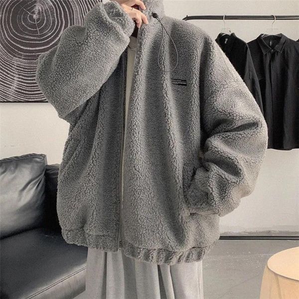 mens down parkas winter warm coats for men leisure lamb wool outerwear male loose zipper padded jacket chic trendy clothing 221207, Black
mens down parkas winter warm coats for men leisure lamb wool outerwear male loose zipper padded jacket chic trendy clothing 221207, Black