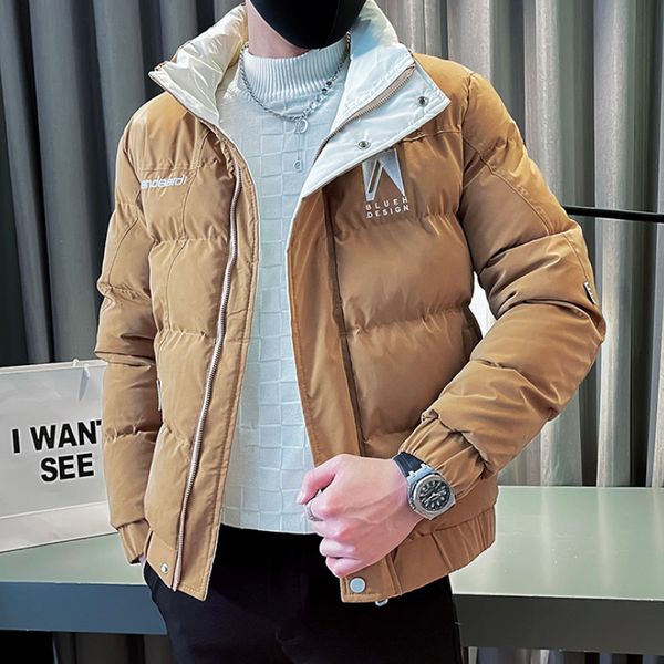 men's down parkas fashion winter jackets casual slim fit puffer coats thicken warm hiphop overcoat social streetwear clothing 221207, Black
men's down parkas fashion winter jackets casual slim fit puffer coats thicken warm hiphop overcoat social streetwear clothing 221207, Black