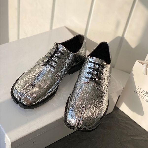 new formal shoes maison women's banquet designer fashion low lace up sheepsfoot split toe silver burst mm6 leather men's casual lo, Black
new formal shoes maison women's banquet designer fashion low lace up sheepsfoot split toe silver burst mm6 leather men's casual lo, Black