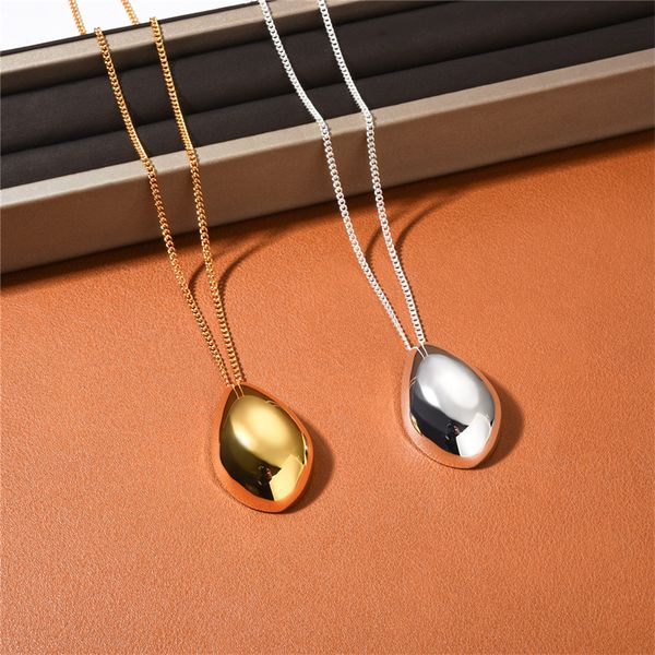 autumn/winter new niche design ins drop shaped pendant necklace simple temperament fashion all-match jewelry accessories, Silver
autumn/winter new niche design ins drop shaped pendant necklace simple temperament fashion all-match jewelry accessories, Silver